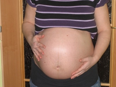 obrázek 34. týden těhotenství - profil