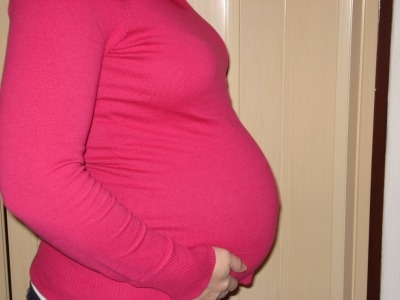 obrázek 38. týden těhotenství - bok